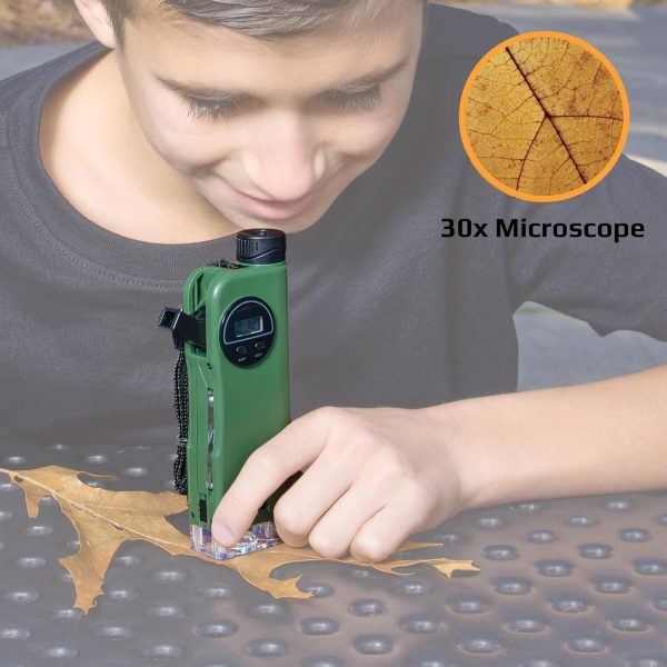 Carson X-Scope Kids 7 Function Multi Purpose Optical Pocket Tool with 30x - Image 3