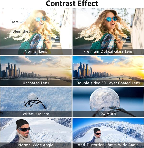 NEEWER Wide Angle Lens Compatible with Sony ZV1 Camera, 2 in 1 18mm HD Wide - Image 5