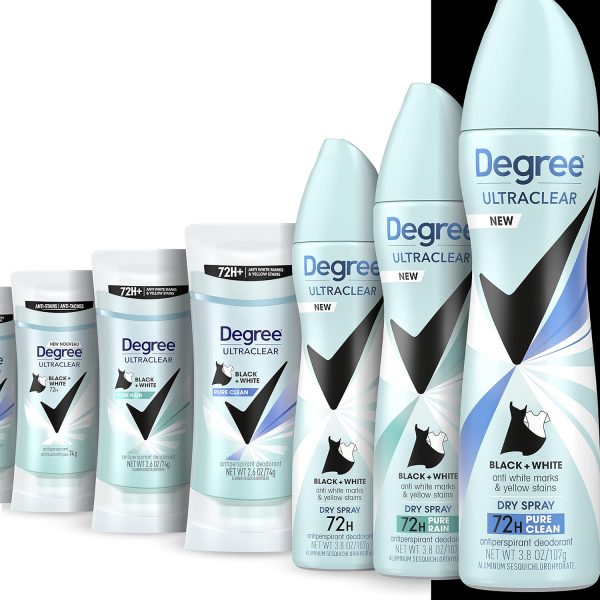 Degree Antiperspirant for Women Protects from Deodorant Stains Pure Clean - Image 6