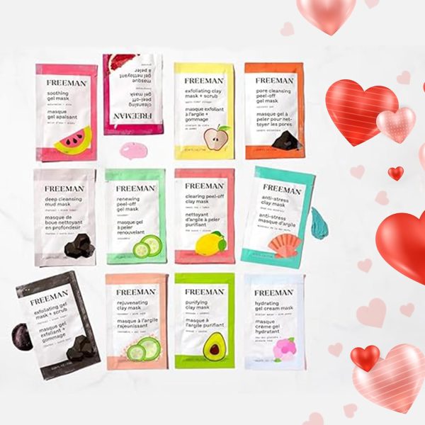 FREEMAN Face Mask Gift Set, Valentine's Day Gift, Limited Edition 12 Days - Image 3