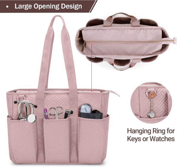 Fasrom Nurse Tote Bag for Work Nurses, Clinical Bag for Nursing Students - Image 3