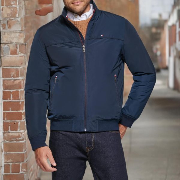 Tommy Hilfiger Men's Performance Faux Memory Bomber Jacket - Image 6
