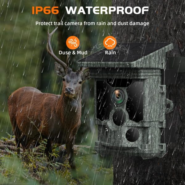 VOOPEAK Solar Trail Camera - 100MP 4K Native 30FPS, WiFi Bluetooth Game - Image 8