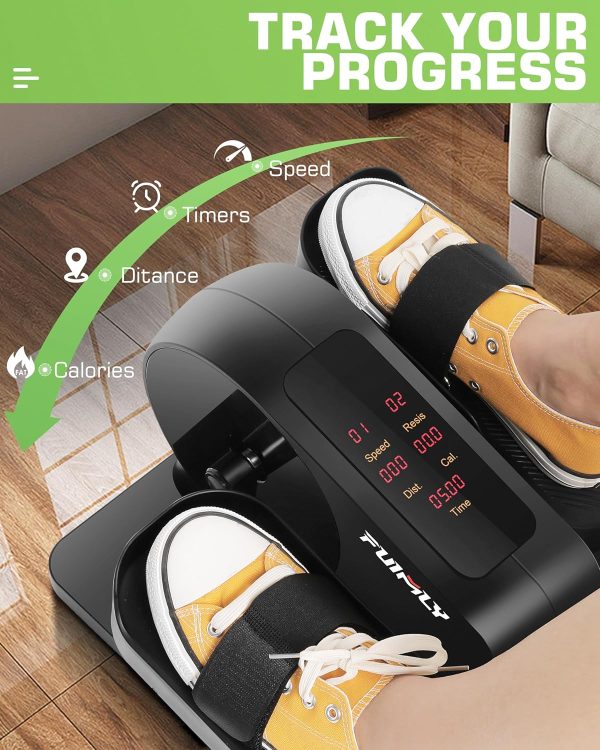 FUNMILY Under Desk Elliptical Machine, Ellipse Leg Exerciser While Sitting - Image 4