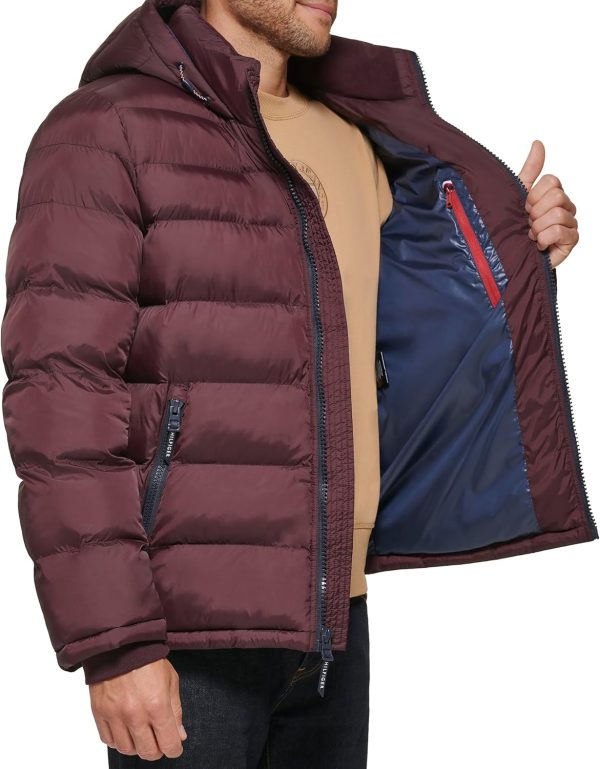Tommy Hilfiger Men's Hooded Puffer Jacket (Standard and Big & Tall) - Image 5