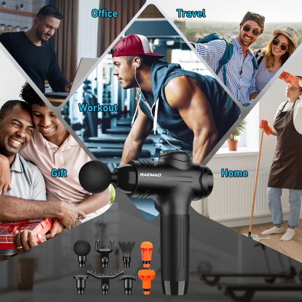 RAEMAO Massage Gun, Massage Gun Deep Tissue, Back Massage Gun for Athletes - Image 8