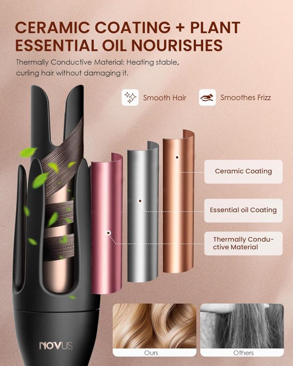 Anti-Scald Automatic Curling Iron, Rotating Curling Iron, Ceramic Curling - Image 4
