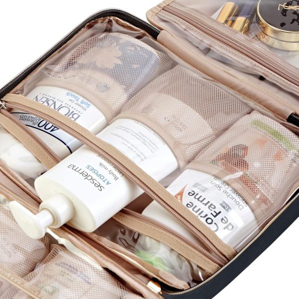 NISHEL Travel Toiletry Bag for women, Portable Hanging Organizer for - Image 6