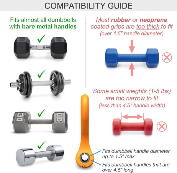 KETTLE GRYP - The Original - As Seen on SHARK TANK! Converts Your Dumbbells - Image 6