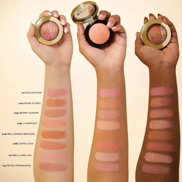 Milani Baked Blush - Berry Amore (0.12 Ounce) Cruelty-Free Powder Blush - - Image 8