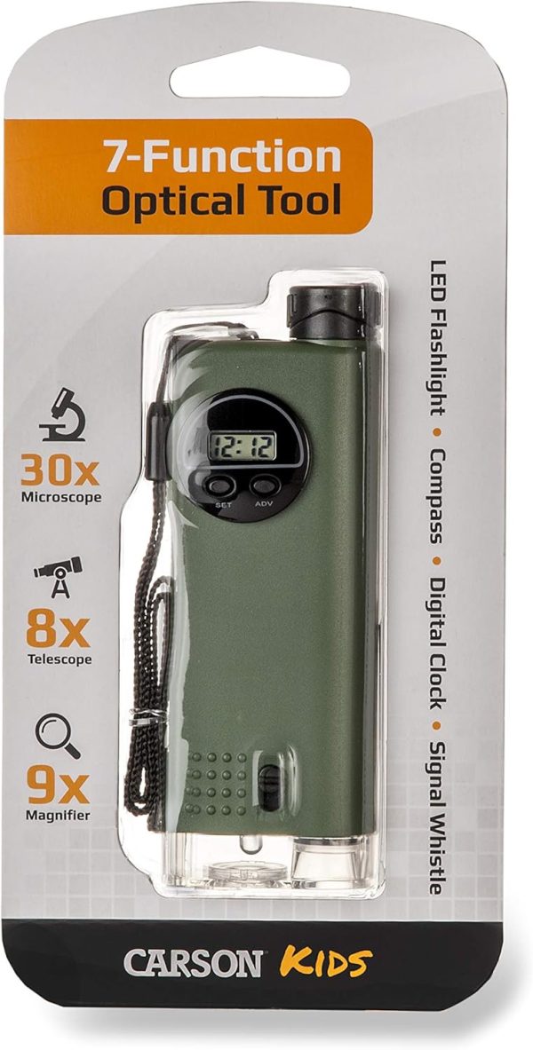 Carson X-Scope Kids 7 Function Multi Purpose Optical Pocket Tool with 30x - Image 7