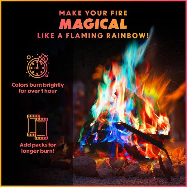 Magical Flames Fire Color Changing Packets for Fire Pit & Fireplace - 25 - Image 3