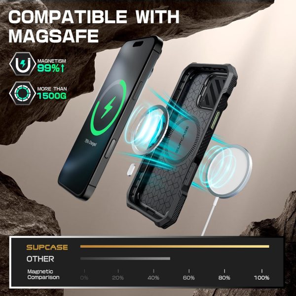 SUPCASE for iPhone 16 Pro Case 6.3'' 2024 with Camera Cover Stand (UBMag - Image 6
