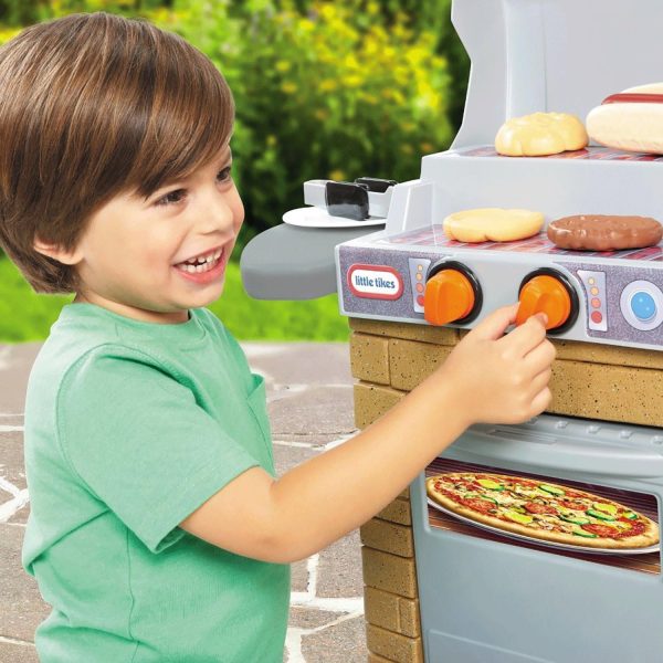 Little Tikes Cook 'n Play Outdoor BBQ , Brown - Image 5