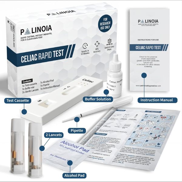 Rapid & Highly Accurate Gluten Sensitivity Easy to Use Testing Kit for - Image 2