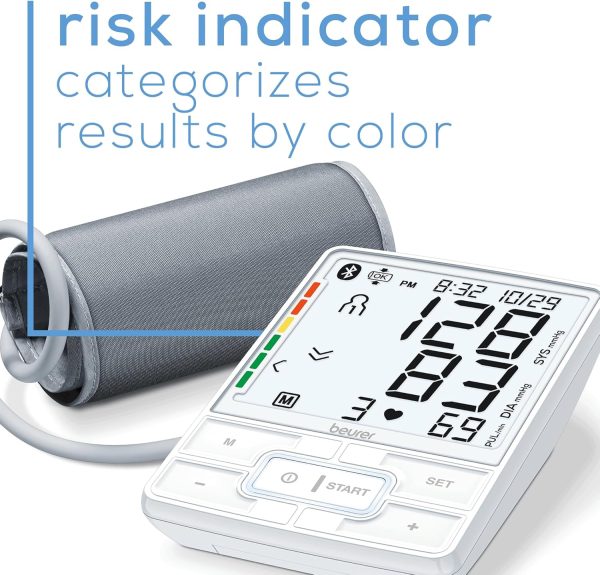 Beurer BM69W Upper Arm Blood Pressure Monitor with Bluetooth, Cuff Position - Image 5