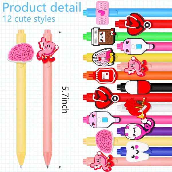 48 Pcs Nurses Pen Nurses Appreciation Gifts Accessories Retractable Medical - Image 2