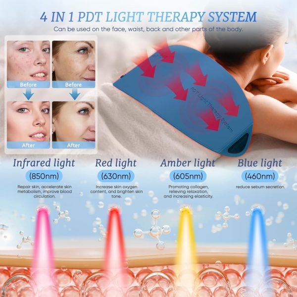 Multifunction Red Light Therapy for Face and Body, 850nm Near-Infrared - Image 4