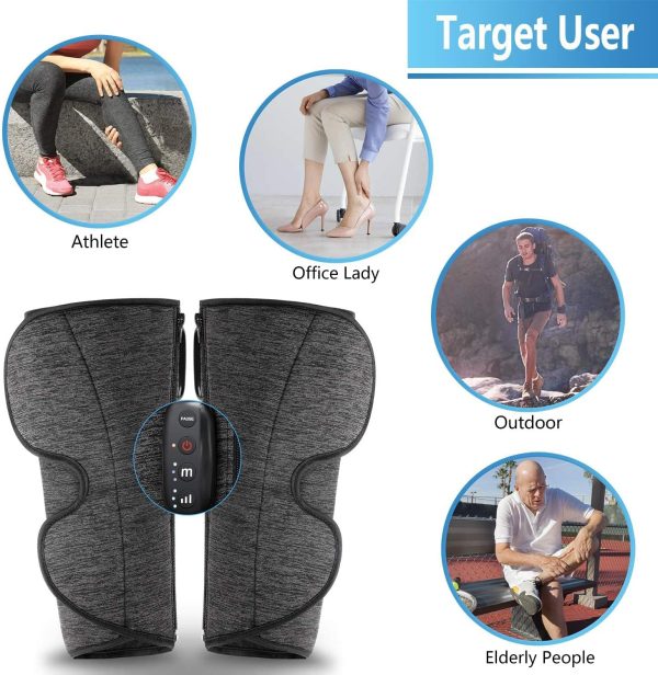 CINCOM Cordless Calf Massager for Circulation, Leg Compression Massager for - Image 7