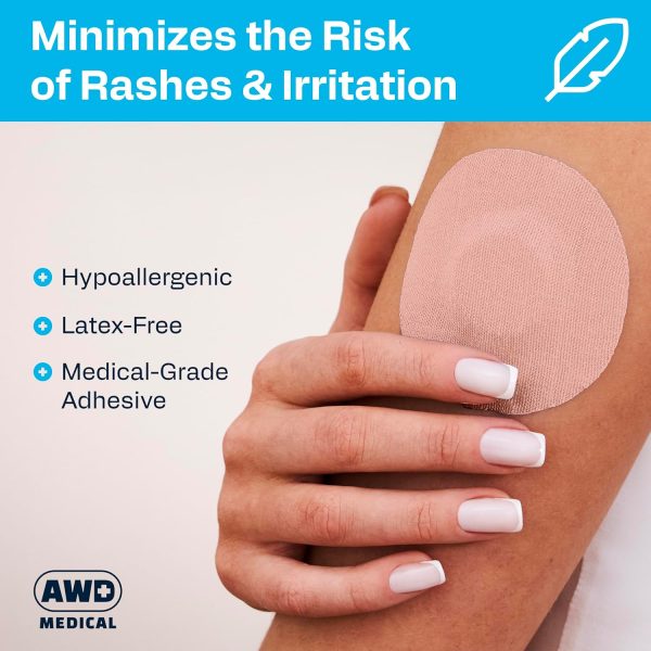 AWD Medical Freestyle Libre Sensor Covers - 14-Day Waterproof Adhesive Arm - Image 3