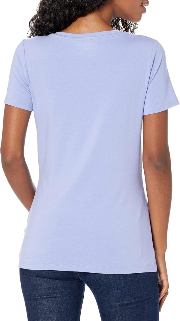 Amazon Essentials Women's Classic-Fit Short-Sleeve V-Neck T-Shirt, - Image 3