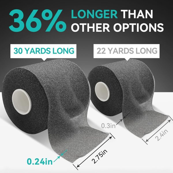 Dimora Pre Wrap Athletic, 4 Rolls Prewrap Headband for Hair, 120 Yards Foam - Image 2