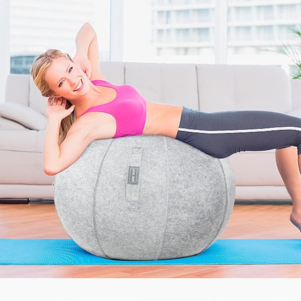 Yoga Ball Exercise Ball, Anti Slip Stability Ball Chair, 25” Heavy Duty - Image 8