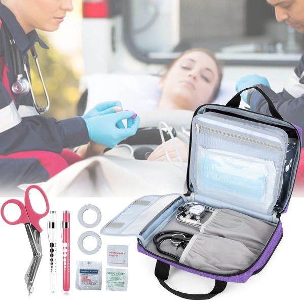 Trunab Utility Nurse Case Padded Stethoscope Case, Hold Two Stethoscopes/BP - Image 7