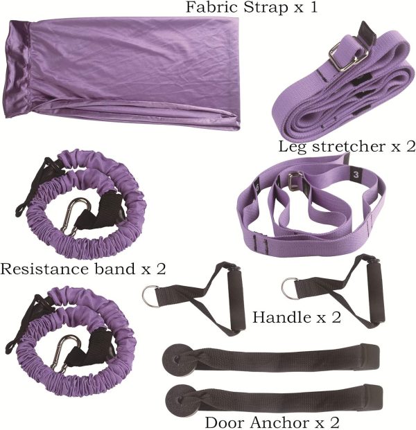 TOCO FREIDO Waist Back Leg Stretch Strap/Yoga Fitness Band, Leg Stretching - Image 2