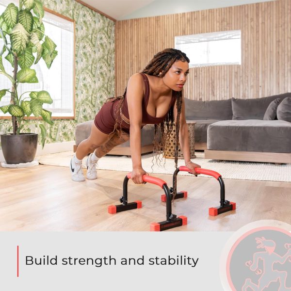 Rubberbanditz Parallette, Parallel Bars & Dip Station | At Home Gym Workout - Image 7
