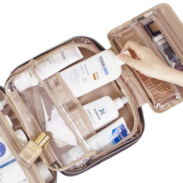 NISHEL Travel Toiletry Bag for women, Portable Hanging Organizer for - Image 5