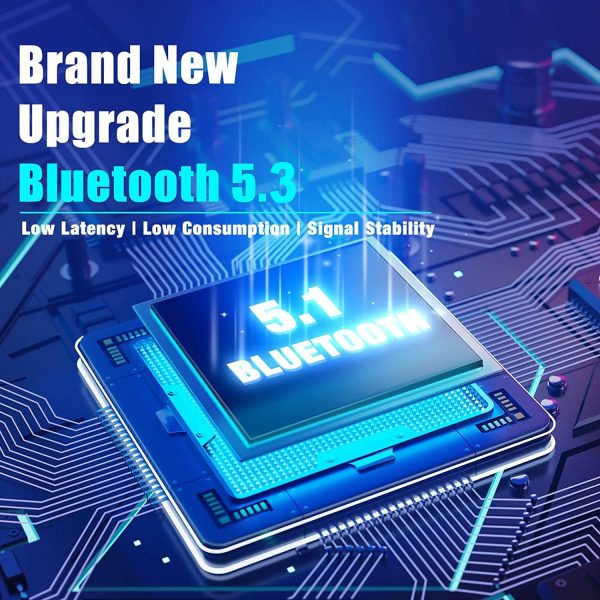 BERIBES Bluetooth Headphones Over Ear, 65H Playtime and 6 EQ Music Modes - Image 7