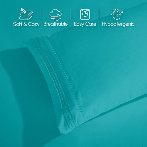 Elegant Comfort 4-Piece Bed Sheet Set - Luxury Bedding 1500 Premium Hotel - Image 7