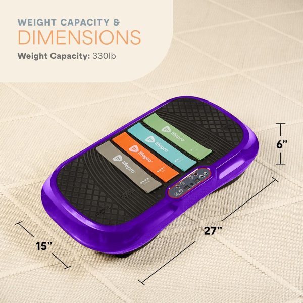 LifePro Vibration Plate Exercise Machine - Whole Body Workout Vibration - Image 6
