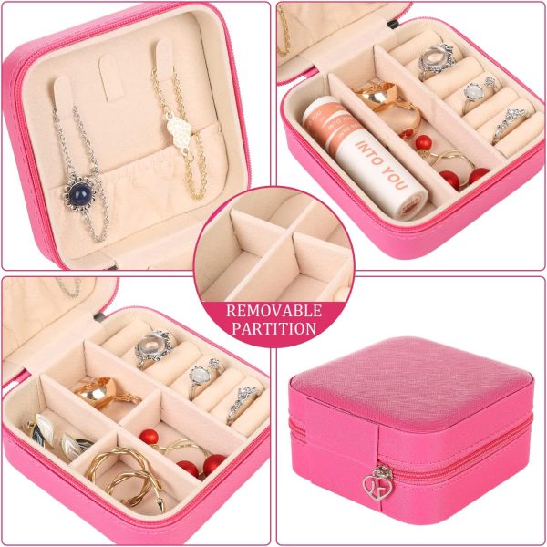 KElofoN Travel jewelry Organizer Travel jewelry case Travel Jewelry box - Image 5