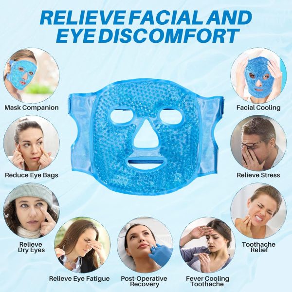 candyfouse Ice Pack Cold Face, Eye Masks Reduce Face Puff, Dark Circles, - Image 2