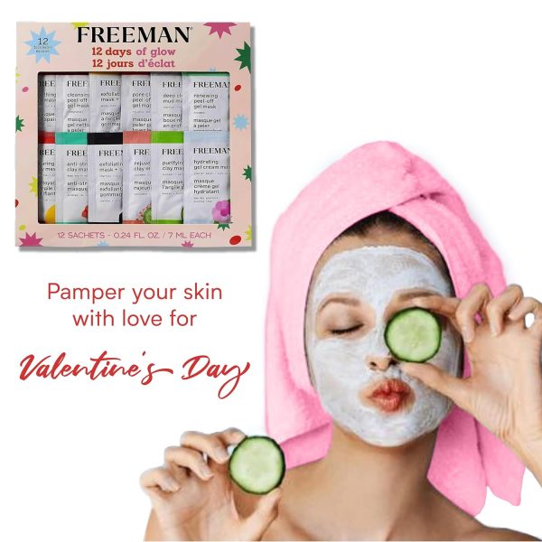 FREEMAN Face Mask Gift Set, Valentine's Day Gift, Limited Edition 12 Days - Image 2