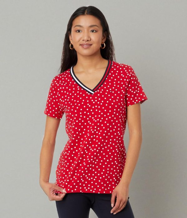 Tommy Hilfiger Women's V-neck Tee - Image 4
