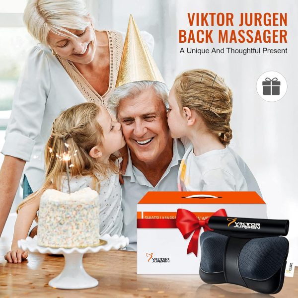VIKTOR JURGEN Christmas Back Massager Gifts, Shiatsu Kneading Massager for - Image 8