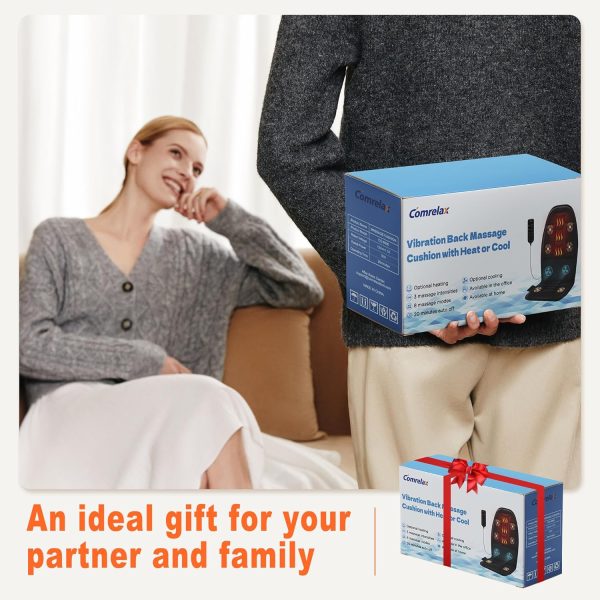 Back Massager with Heat for Pain Relief Deep Tissue, Portable Massage Chair - Image 7