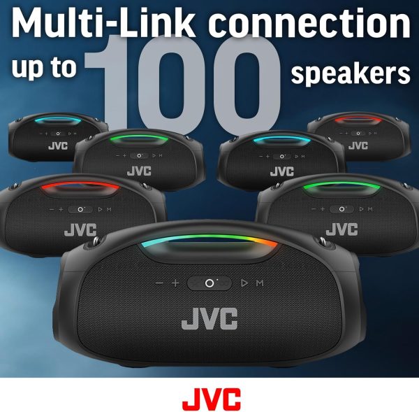 JVC Portable Speaker SP-PA15BT, 120W Max Output with Powerful Bass, 11 Hour - Image 3