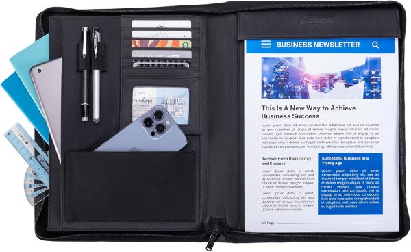 Case it The Supreme PADFOLIO Case-it Zippered Business Meeting Padfolio - Image 5