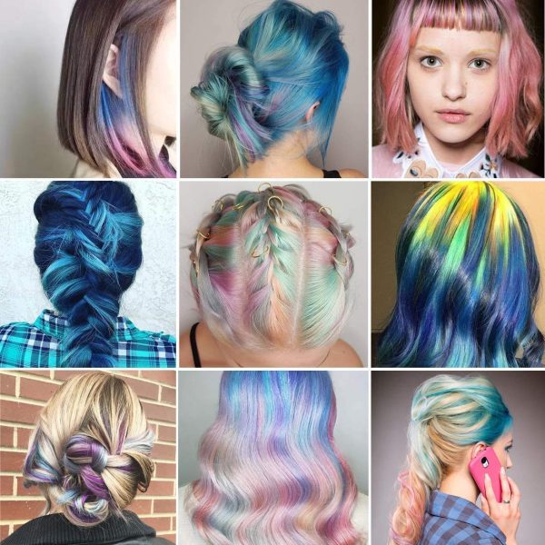 MSDADA 10 Color Hair Chalk for Girls - Hair Chalk Comb Kids Temporary Hair - Image 9