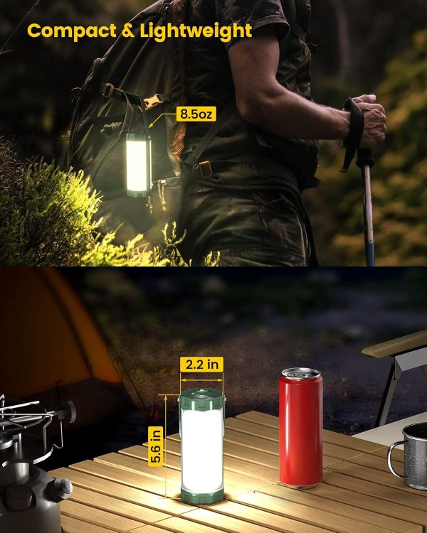 Glocusent Survival Camping Lantern, 106LED with 5 Brightness, Up to 1200LM, - Image 6