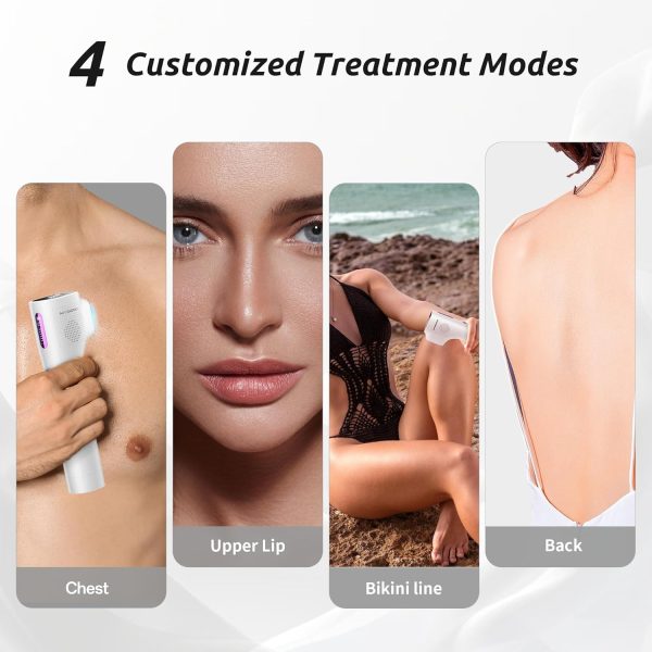 Laser Hair Removal Device for Women and Men, IPL Painless Sapphire Laser - Image 7