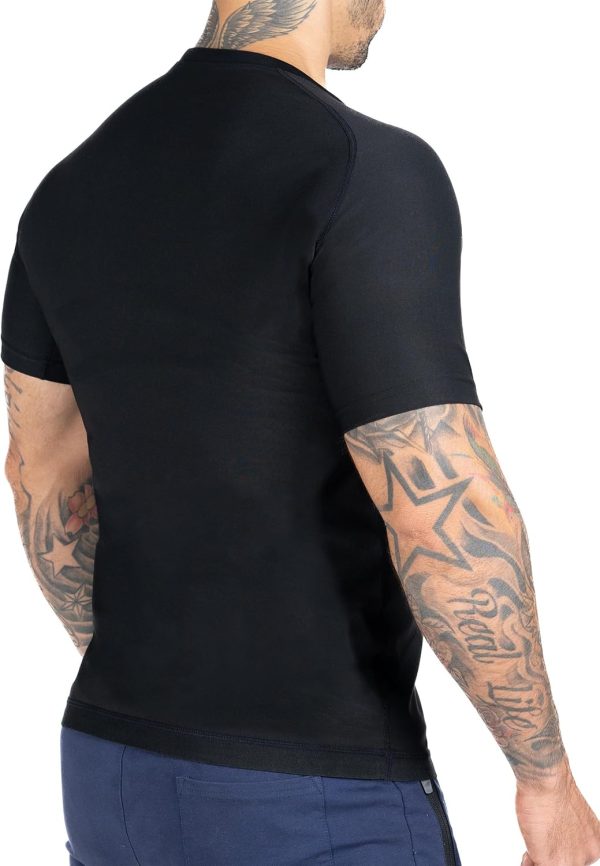 Kewlioo Men's Sauna Suit Shirt - Heat Trapping Sweat Compression Vest, - Image 3