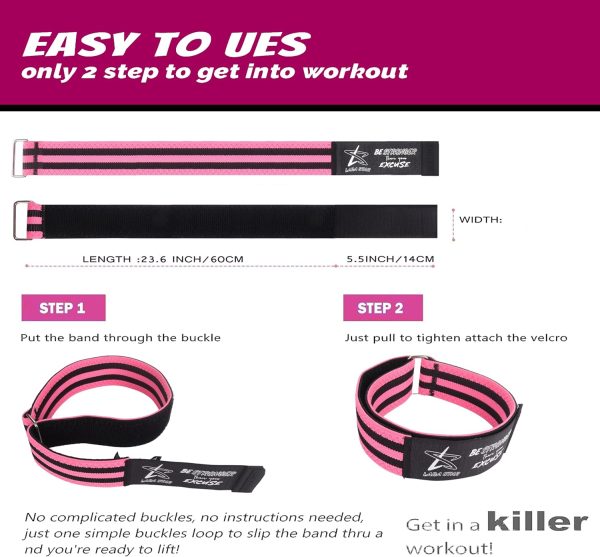 BFR Occlusion Bands for Women Glutes,Blood Flow Restriction Bands for Legs, - Image 6