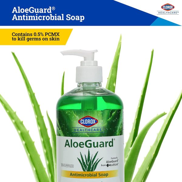 Clorox Healthcare AloeGuard Soap, Aloe Vera, 18 Ounce Per Pack | Clorox - Image 4
