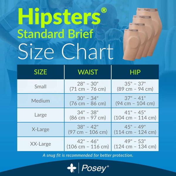 TIDI Posey Hipsters, Unisex, X-Large – Qty: 1 – Washable, Comfortable, - Image 3