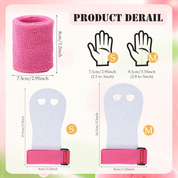 Gymnastics Hand Grips for Girls, Gymnastic Grips Gloves Gymnastic Bar Palm - Image 2